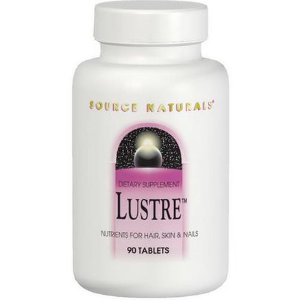 Source Naturals, Lustre, For Hair, Skin&Nails, 90 Tablets