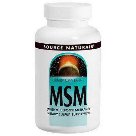 Source Naturals, MSM, 1000mg, 120 Tablets