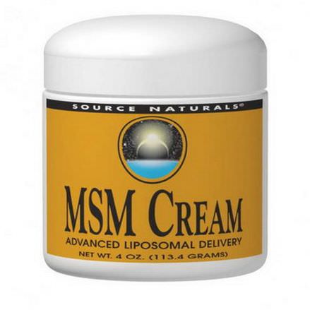 Source Naturals, MSM Cream 113.4g