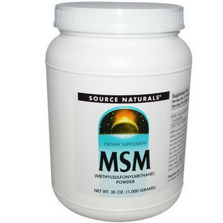 Source Naturals, MSM Powder 1000g