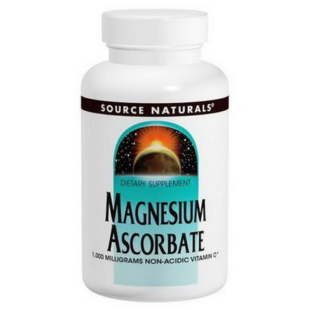 Source Naturals, Magnesium Ascorbate, 1000mg, 120 Tablets