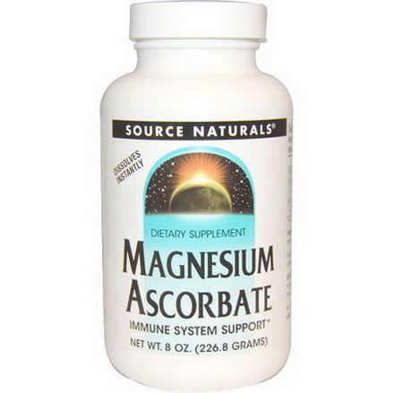 Source Naturals, Magnesium Ascorbate 226.8g