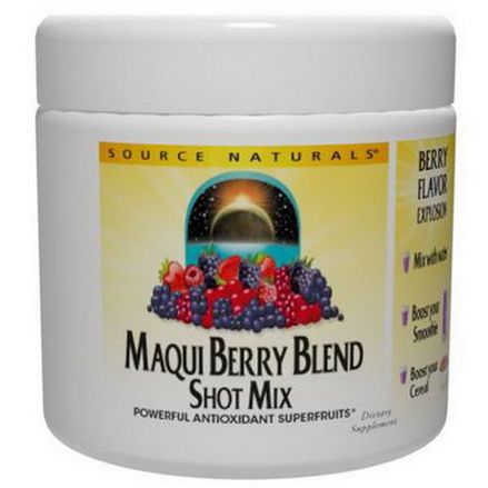 Source Naturals, Maqui Berry Blend Shot Mix 100g