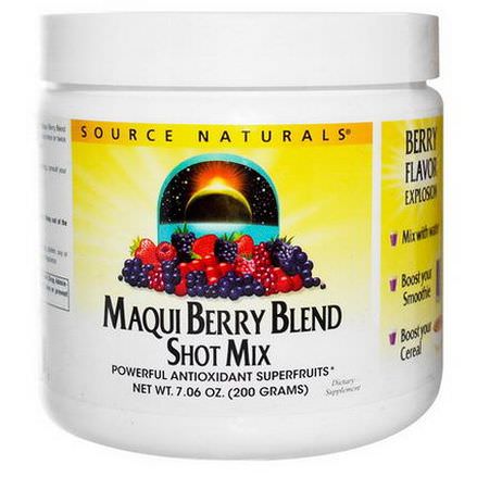 Source Naturals, Maqui Berry Blend, Shot Mix 200g