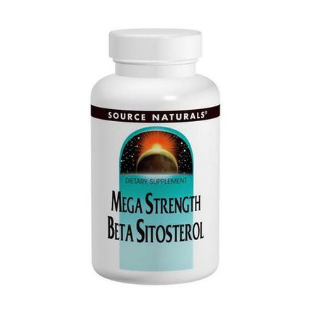 Source Naturals, Mega Strength Beta Sitosterol, 375mg, 120 Tablets