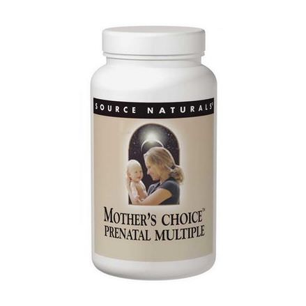Source Naturals, Mother's Choice, Prenatal Multiple, 120 Tablets&30 Softgels