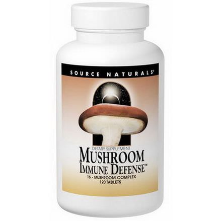 Source Naturals, Mushroom Immune Defense, 120 Tablets