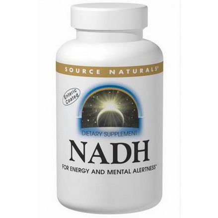 Source Naturals, NADH, Peppermint Sublingual, 10mg, 10 Tablets