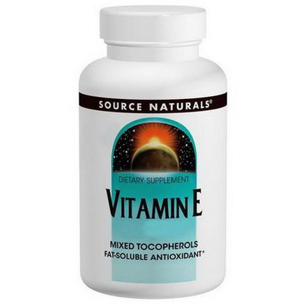 Source Naturals, Natural Dry Vitamin E, 400 IU, 250 Tablets