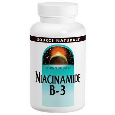 Source Naturals, Niacinamide B-3, 100mg, 250 Tablets