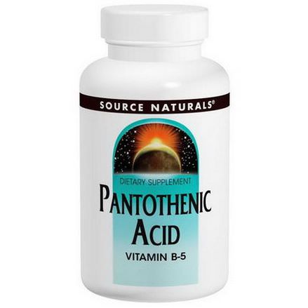 Source Naturals, Pantothenic Acid, 500mg, 200 Tablets
