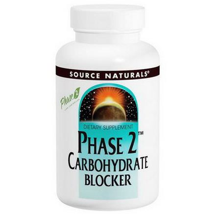 Source Naturals, Phase 2 Carbohydrate Blocker, 500mg, 120 Wafers