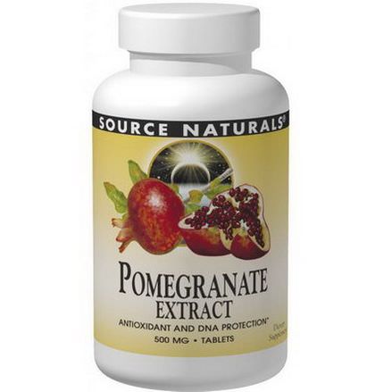 Source Naturals, Pomegranate Extract, 500mg, 60 Tablets