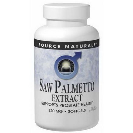 Source Naturals, Saw Palmetto Extract, 320mg, 120 Softgels