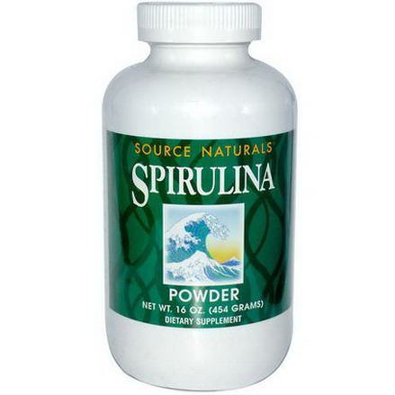 Source Naturals, Spirulina Powder 454g
