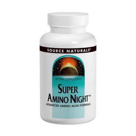 Source Naturals, Super Amino Night, 120 Capsules