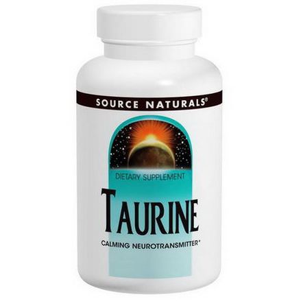 Source Naturals, Taurine 1000, 1,000mg, 120 Capsules
