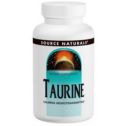 Source Naturals, Taurine 1000, 1,000mg, 240 Capsules