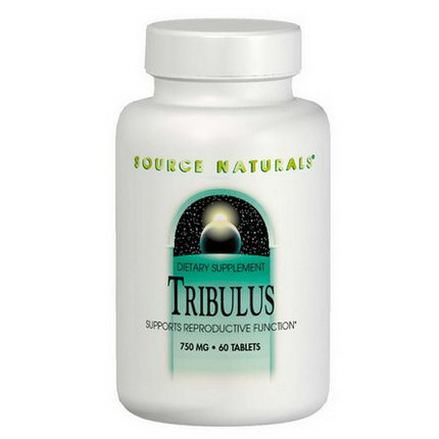 Source Naturals, Tribulus Extract, 750mg, 60 Tablets