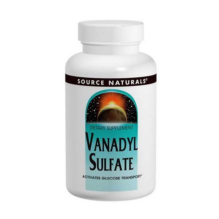 Source Naturals, Vanadyl Sulfate, 10mg, 100 Tablets