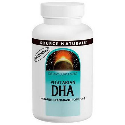 Source Naturals, Vegetarian DHA, 200mg, 120 Softgels
