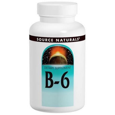 Source Naturals, Vitamin B-6, 100mg, 100 Tablets