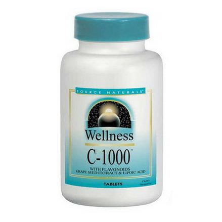 Source Naturals, Wellness, C-1000, 100 Tablets