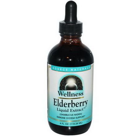 Source Naturals, Wellness, Elderberry Liquid Extract 118.28ml