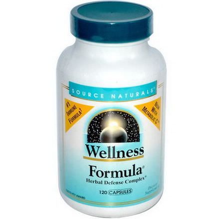 Source Naturals, Wellness Formula, Herbal Defense Complex, 120 Capsules
