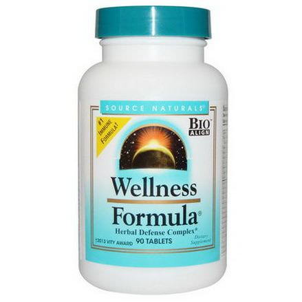 Source Naturals, Wellness Formula, Herbal Defense Complex, 90 Tablets