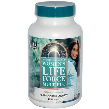 Source Naturals, Women's Life Force Multiple, 90 Tablets