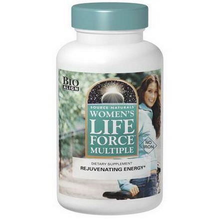 Source Naturals, Women's Life Force Multiple, No Iron, 90 Tablets
