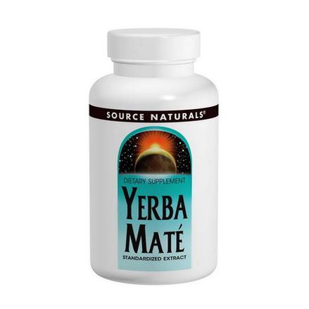 Source Naturals, Yerba Mate, 600mg, 90 Tablets
