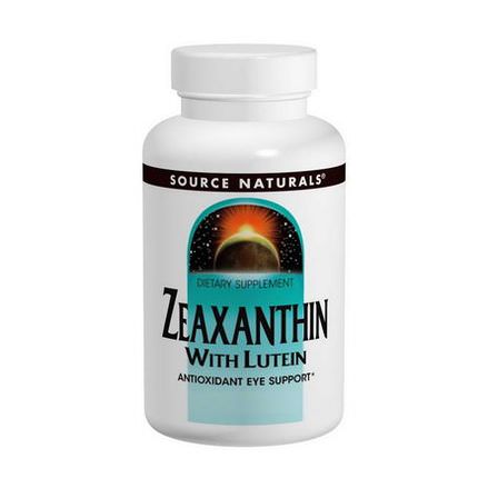 Source Naturals, Zeaxanthin with Lutein, 10mg, 60 Capsules