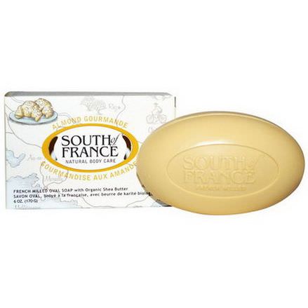 South of France, Almond Gourmande, French Milled Oval Soap with Organic Shea Butter 170g