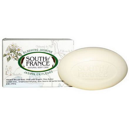 South of France, Blooming Jasmine, French Milled Oval Soap with Organic Shea Butter 170g