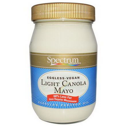 Spectrum Naturals, Light Canola Mayo 473ml