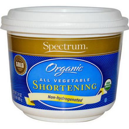 Spectrum Naturals, Organic All Vegetable Shortening 680g
