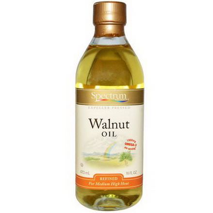 Spectrum Naturals, Walnut Oil, Refined 473ml