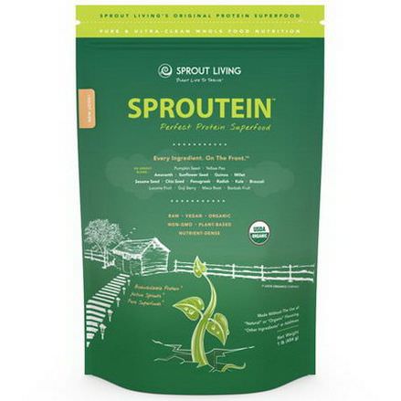 Sprout Living, Sproutein. Perfect Protein Superfood 454g