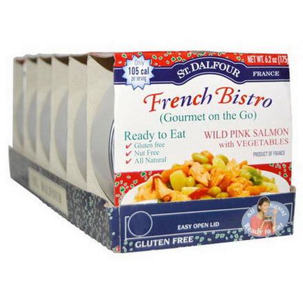 St. Dalfour, French Bistro, Wild Pink Salmon with Vegetables, 6 Pack 175g Each