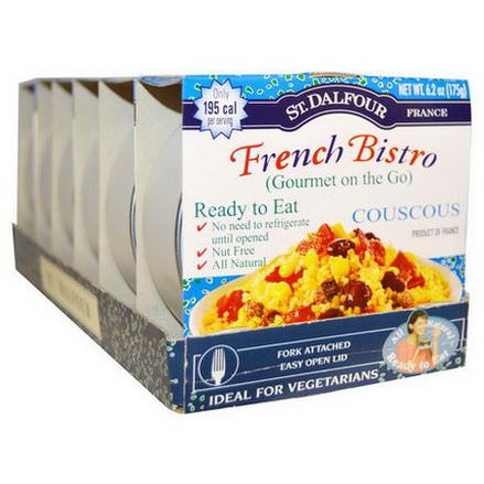 St. Dalfour, Gourmet on the Go, French Bistro, Couscous, 6 Pack 175g Each