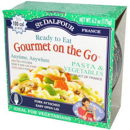 St. Dalfour, Gourmet on the Go, Pasta&Vegetables, 6 Pack 175g Each