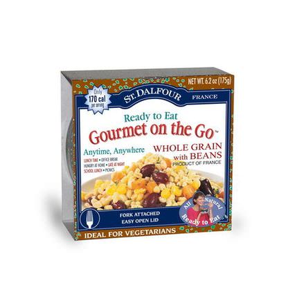 St. Dalfour, Gourmet on the Go, Whole Grain with Beans, 6 Pack 175g Each