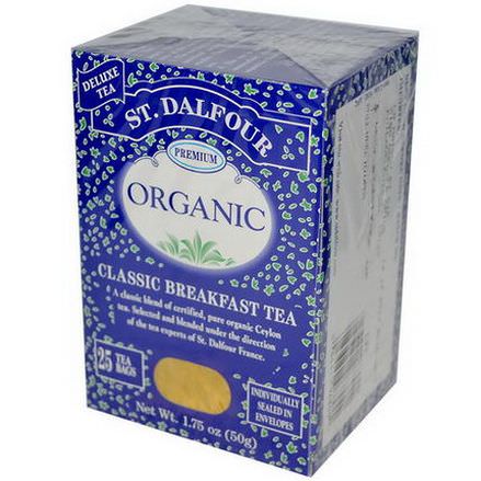 St. Dalfour, Organic, Classic Breakfast Tea, 25 Tea Bags 50g
