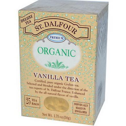 St. Dalfour, Organic, Vanilla Tea, 25 Tea Bags 50g