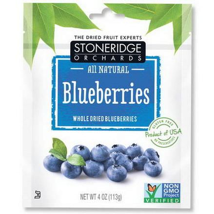 Stoneridge Orchards, Blueberries, Whole Dried Blueberries 113g