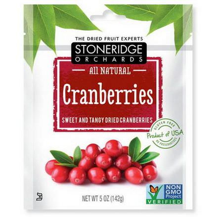 Stoneridge Orchards, Cranberries, Sweet&Tangy Dried Cranberries 142g