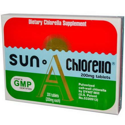 Sun Chlorella, A, 200mg, 300 Tablets