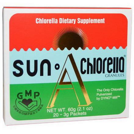 Sun Chlorella, A Granules, 20 Individual Packs 60g